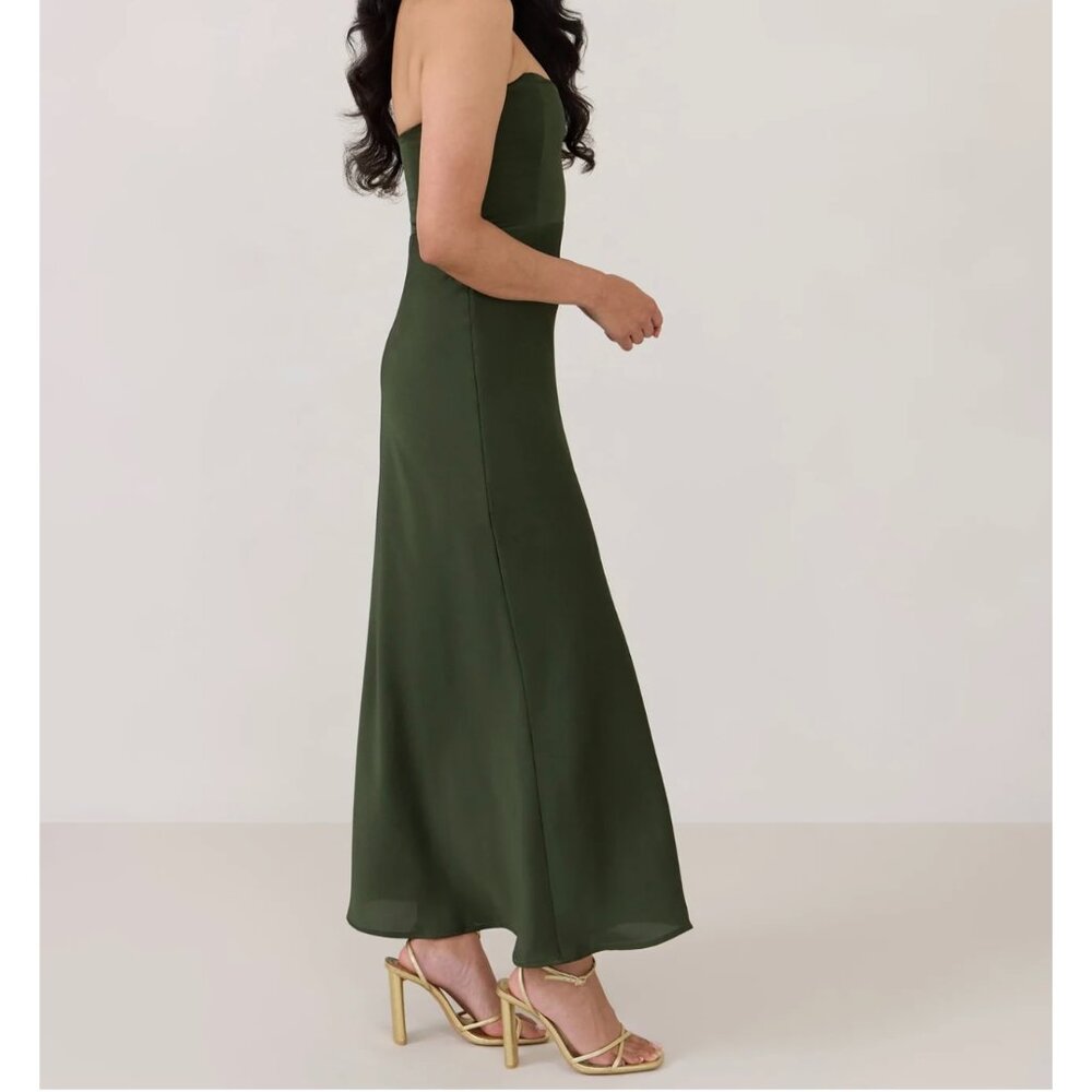 Park & Fifth - Brodie Dress - Olive Green - XS - Picture 5 of 5